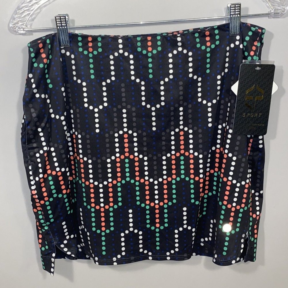 EP Pro Sport Small Black Dots S New Golf Skirt Shorts Combo Skort Womens Ladies